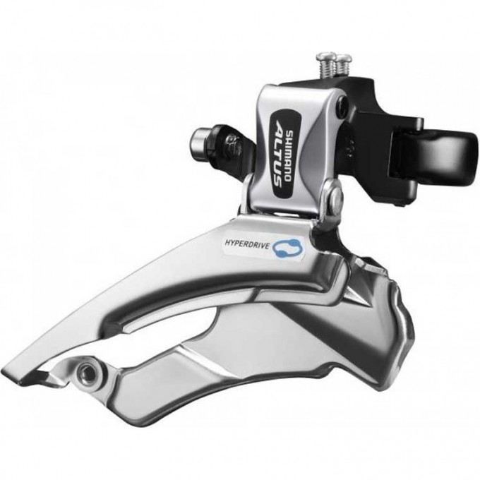Переключатель передний SHIMANO ALTUS, M313, универсальная тяга, универсальный хомут, угол: 66-69, для 42/48T EFDM313X6 Переключатель передний SHIMANO ALTUS, M313, универсальная тяга, универсальный хомут, угол: 66-69, для 42/48T EFDM313X6