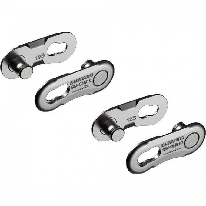 Замок цепи SHIMANO CN910-12, ДЛЯ ЦЕПИ CN-M9100, (2ШТ.) ISMCN91012A