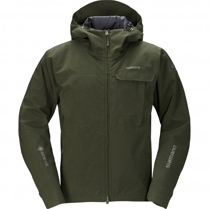 Куртка утеплённая SHIMANO RB-01JS GORE-TEX зелёный хаки XL 59YRB01JS89 Куртка утеплённая SHIMANO RB-01JS GORE-TEX зелёный хаки XL 59YRB01JS89