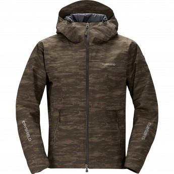 Куртка утеплённая SHIMANO RB-04JS DRYSHIELD коричневый камуфляж L