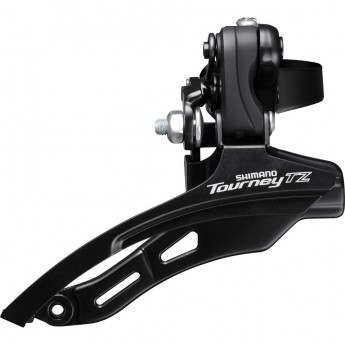 Переключатель передний SHIMANO TZ500, верхняя тяга, 28.6, 42T, индивидуальная упаковка